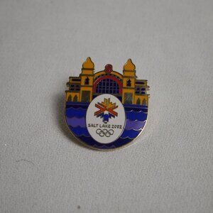 Salt Lake 2002 Olympic Souvenir Enamel Pin Vintage Collectible #1403 of 6000